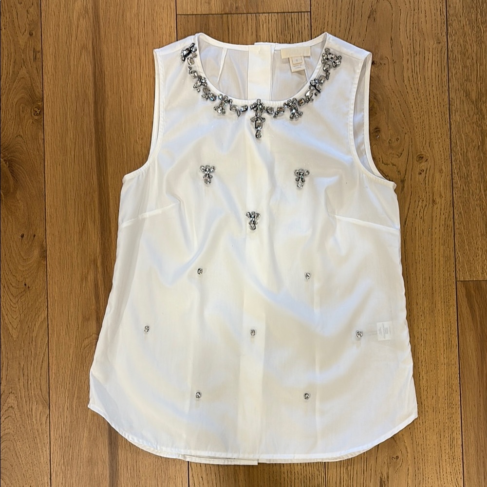 Embellished Sleeveless Blouse